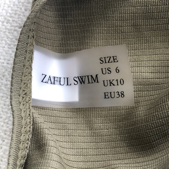 Light Green Zaful Bikini - Picture 4 of 8